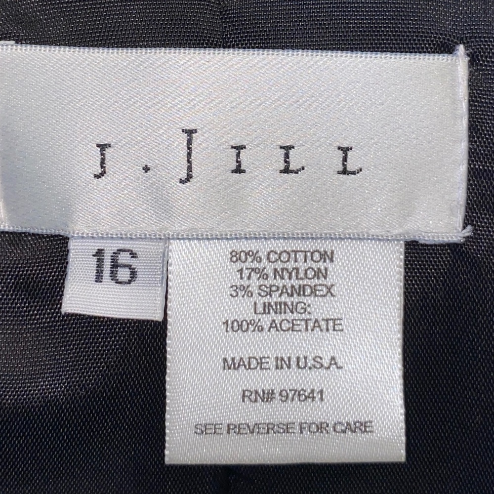 J. Jill Grey Cotton blend Coat fully lined - Picture 2 of 4